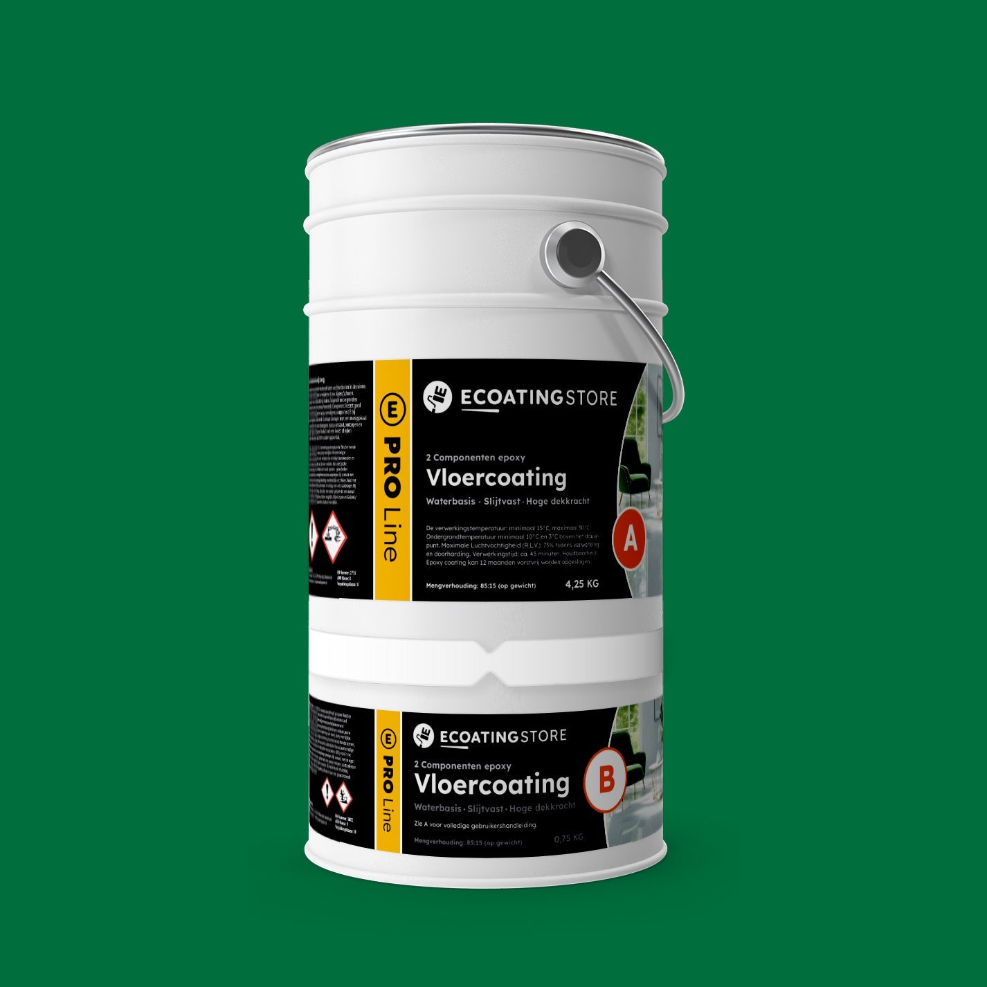 Garaaži põrandakate - RAL 6029